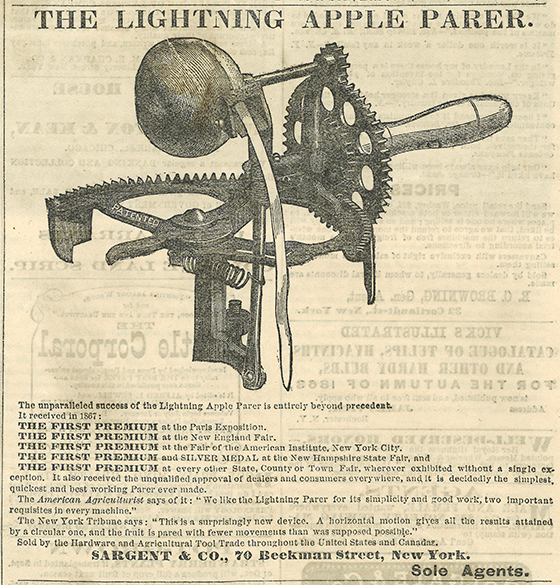 Lightning Advertisement 1868