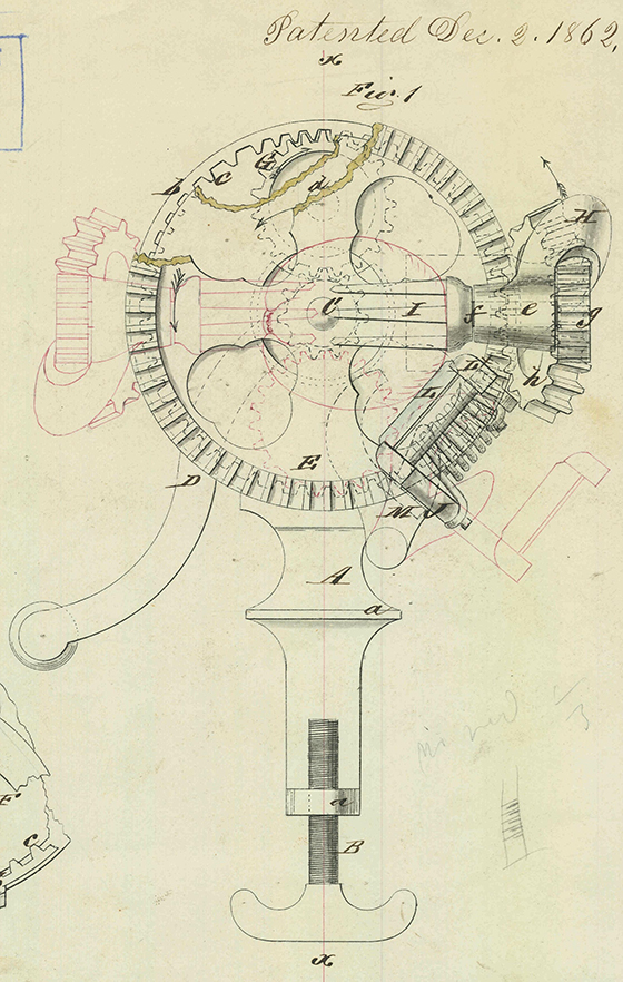 F. W. Hudson Patent Application Drawing Figure 1