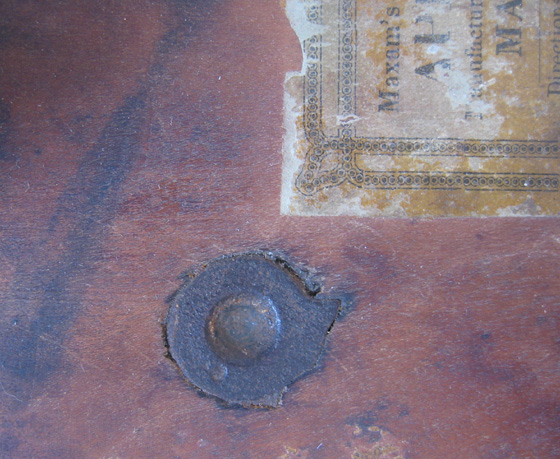 Close-Up of Circular Metal Piece for Clamp Accomodation