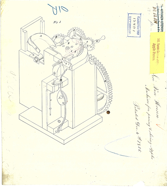 Van Hoesen Patent Drawing
