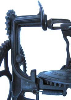 Image of First Class Lever Push-Off on Inverted Reading Apple Peeler